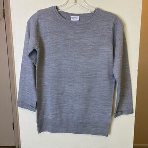 Infinity Grey 3/4 Sleeve Lightweight Sweater | Women’s Size XS